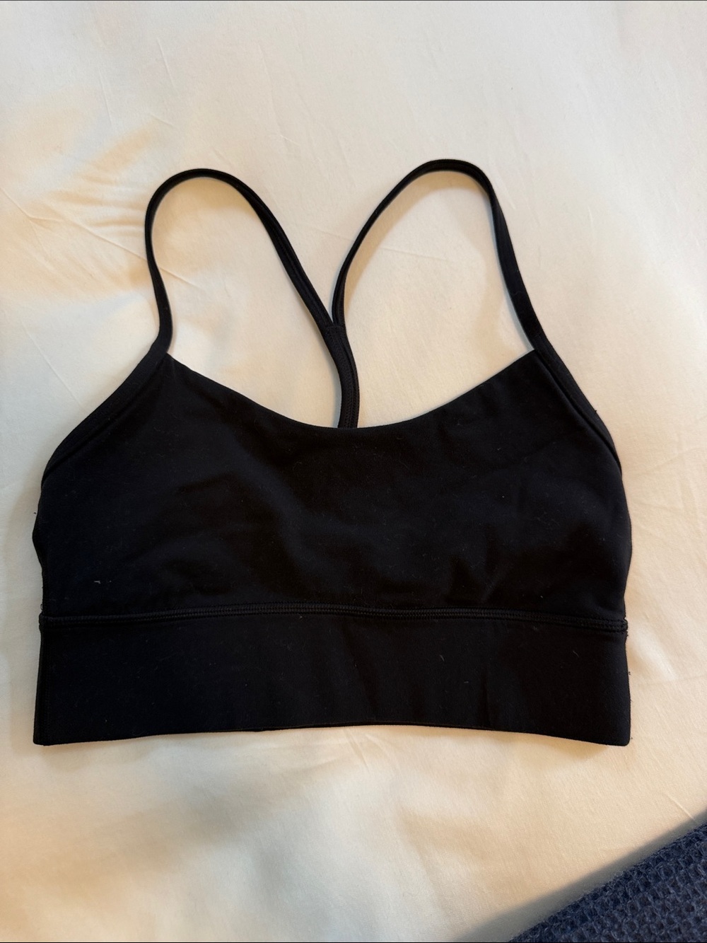 Lululemon Black Strappy Sports Bralette - Women Intimates
